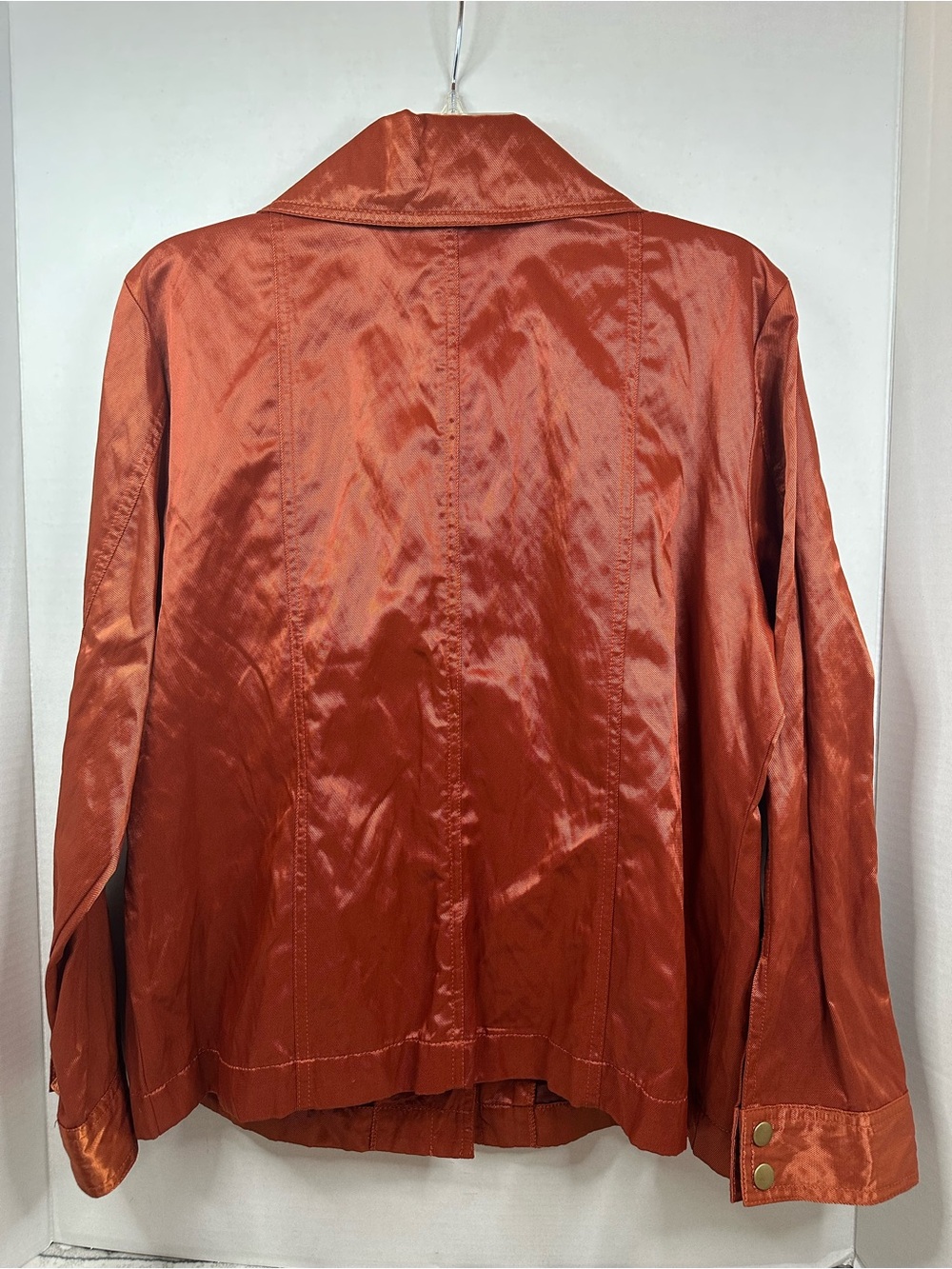 Ruby Rd. Rust Shiny Utility Jacket, size 16 - Picture 5 of 5